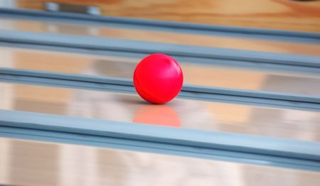 speed bowling ballの写真素材