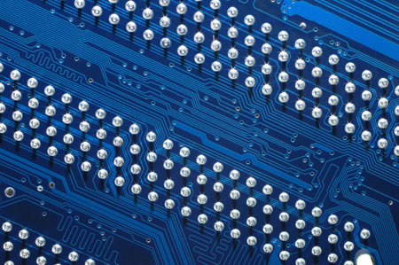 motherboard backの写真素材