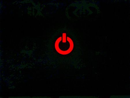 Standby control lamp of Televisionの写真素材