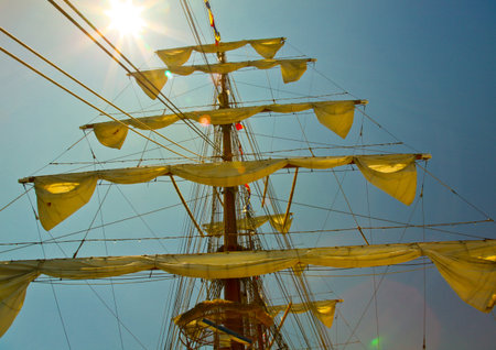 old sail ship