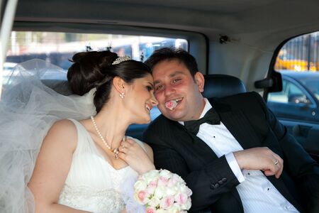 bride and groom 4の写真素材
