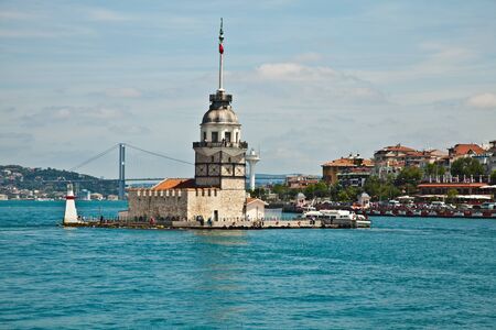 maiden tower at istanbulのeditorial素材