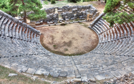 Ancient Amphitheater Of Arykandaのeditorial素材