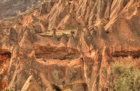 Famous cave city  Cappadocia at Turkey, HDR photographyのeditorial素材