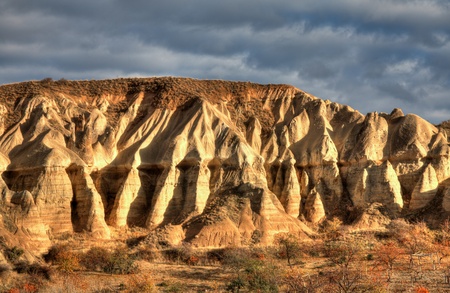 Famous cave city  Cappadocia at Turkey, HDR photographyのeditorial素材
