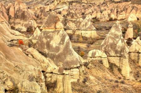 Famous cave city  Cappadocia at Turkey, HDR photographyのeditorial素材