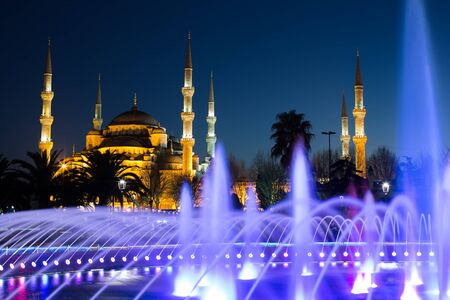 Blue Mosque at the istanbul Turkeyの写真素材