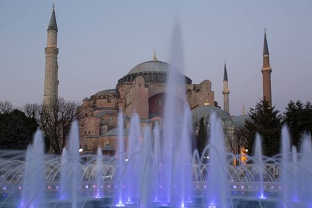 Hagia Sophia at Istanbul Turkeyの写真素材
