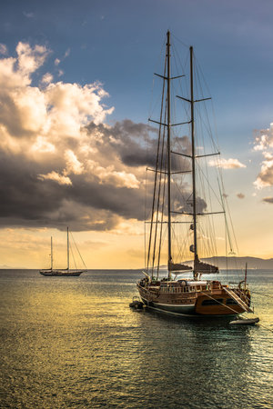 luxurious sail ship
