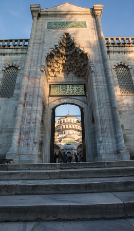 Blue Mosque at the istanbul Turkeyの写真素材