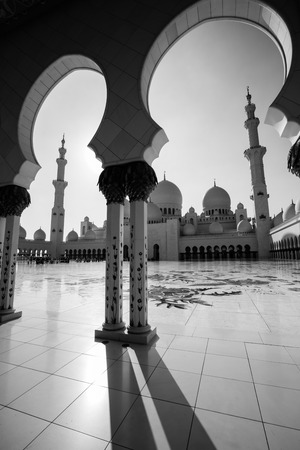 detail of Sheikh Zayed Grand Mosque in Unated Arab Emirates Abu Dhabiのeditorial素材