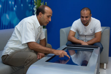 Hammamet â€“ September 19: ICT4ALL Exibition held at the Congress and Exhibition Center of...