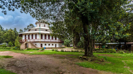 St. Raguel Ethiopian Orthodox Church built in the 1880s by Emperor Menelik II.