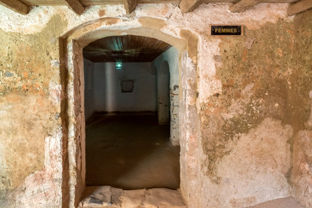 Entrance to the cell where women slaves who were identified as non-virgins were kept in the house of...