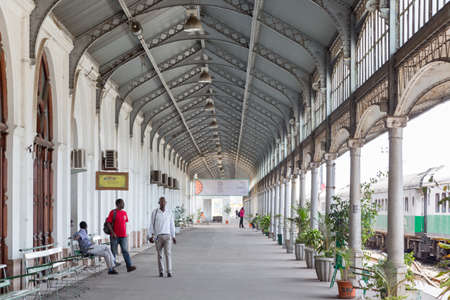 Maputo Railway Station is one of the top ten tourist attractions featuring several historic steam locomotives. Nov 27, 2014 Maputo, Mozambiqueのeditorial素材