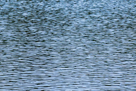 Blue river water ripple abstract backgroundの写真素材