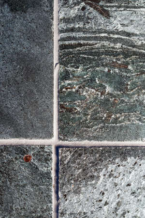 Polished quartzite tile flooringの写真素材