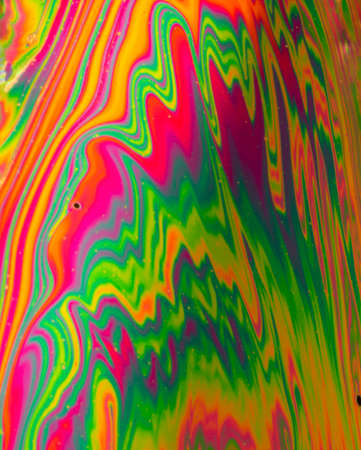 Psychedelic multicolored soap bubble abstract backgroundの写真素材