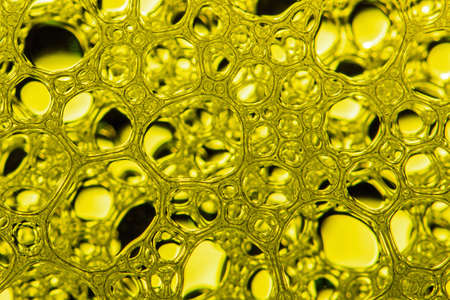 Selective focus soap bubblesの写真素材