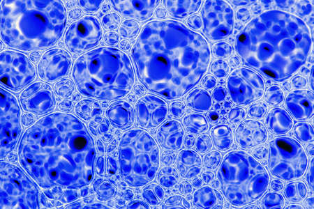 Selective focus soap bubblesの写真素材