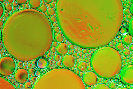 Green psychedelic abstractの写真素材