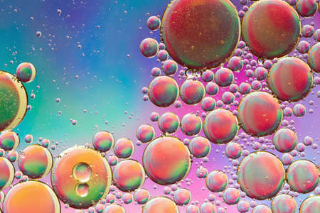 Vivid psychedelic abstractの写真素材