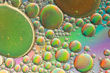 Green psychedelic abstractの写真素材