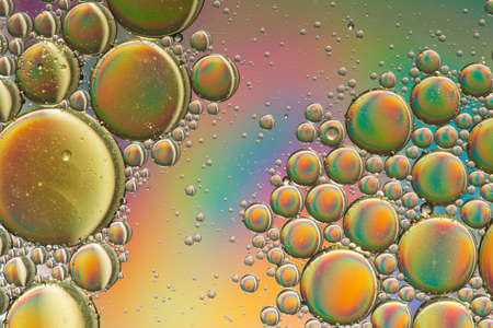 Rainbow psychedelic abstractの写真素材