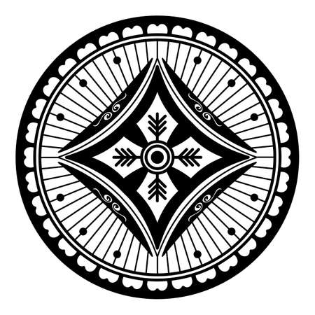 Ethnic Mandala Ornament. Arabic, Pakistan, Moroccan, Turkish, Indian, Spain motifsの写真素材