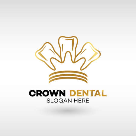 Dental Clinic Logo for dental care Tooth abstract design vectorのイラスト素材