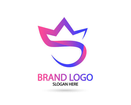 Abstract Gradient S Logo. Letter S Logo vector designのイラスト素材