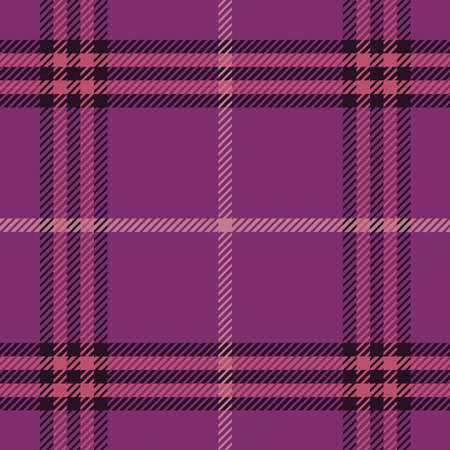 violet plaid pattern vector graphic. Texture for shirt, clothes, dresses and other textileのイラスト素材
