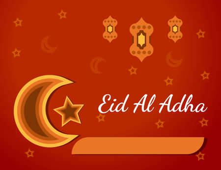 Eid al adha background vector illustrationのイラスト素材