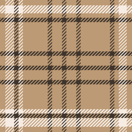 Plaid pattern Design with brown color. Texture for shirt, clothes, dresses and other textile design