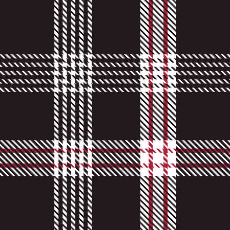 Plaid pattern design with brown, white and red color.  Texture for jackets, shirt, skirt, clothes, dresses and other textile designのイラスト素材