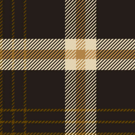 Brown plaid pattern. Tartan check plaid  for modern fabric designsのイラスト素材