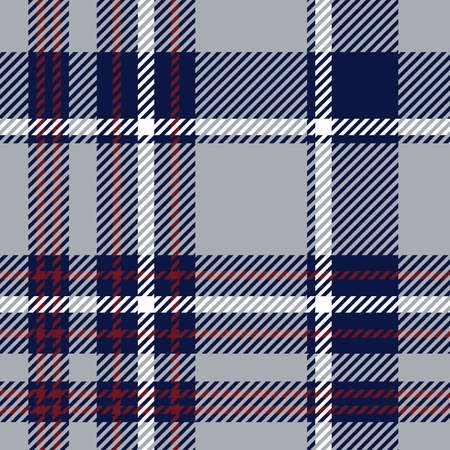 Seamless striped pattern background. Plaid pattern in dark black, brown, violet and white color. Vector graphic for scarf, blanket, throw, shirt other fashion textile designのイラスト素材
