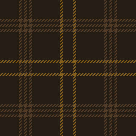 Seamless striped pattern background. Plaid pattern in dark black, brown, violet and white color. Vector graphic for scarf, blanket, throw, shirt other fashion textile designのイラスト素材