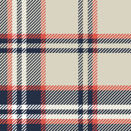 Tartan Plaid Scottish Seamless Pattern. Texture from tartan, plaid, tablecloths, shirts, clothes, dresses, bedding, blankets and other textileのイラスト素材