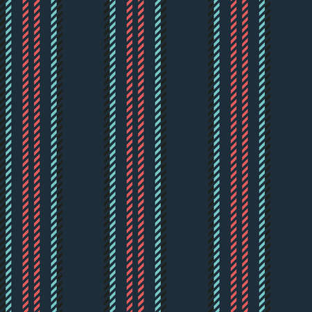 Stripe vector illustration. seamless pattern blue and red vertical vertical parallel stripes. Texture for shirt, clothes, dresses and other textileのイラスト素材