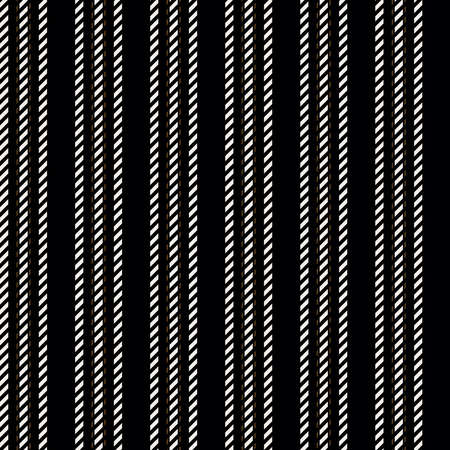 Stripe pattern illustration in black and white. Stripe seamless pattern with black and brown vertical parallel stripes. Graphic vectorのイラスト素材