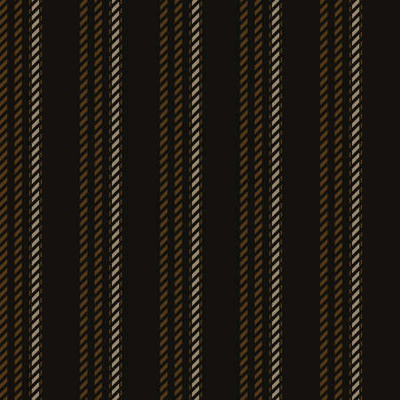 Vector stripe pattern illustration. Stripe seamless pattern with black and brown vertical parallel stripesのイラスト素材