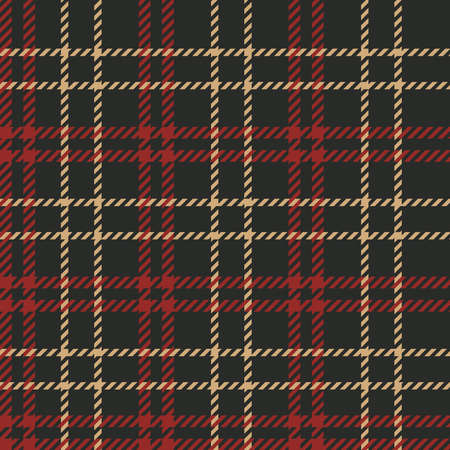 plaid pattern background. Plaid pattern in brown red and white color. Vector graphic for scarf, blanket, throw, shirt other modern fashion textile design. seamless patternのイラスト素材