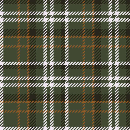 Green tone colors tartan plaid Scottish seamless pattern.Texture from plaid, tablecloths, clothes, shirts, dresses, paper, bedding, blankets and other textile productsのイラスト素材