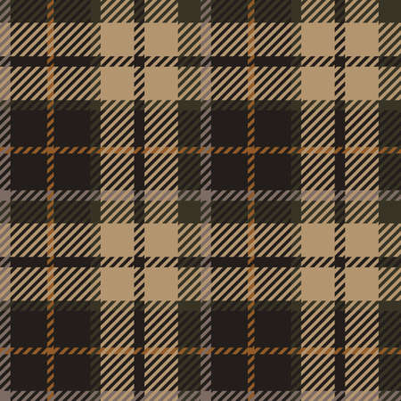 Seamless vector. Herringbone tartan check plaid for poncho, blanket, or other  fabric designs. Blue plaid patternのイラスト素材