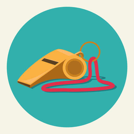 Whistle Icon design vector illustrationのイラスト素材