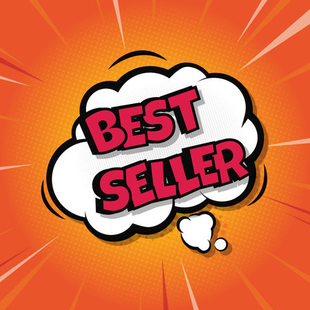 Best Seller in speech bubble design vector illustrationのイラスト素材