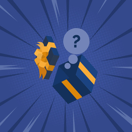 Open gift box vector illustrationのイラスト素材