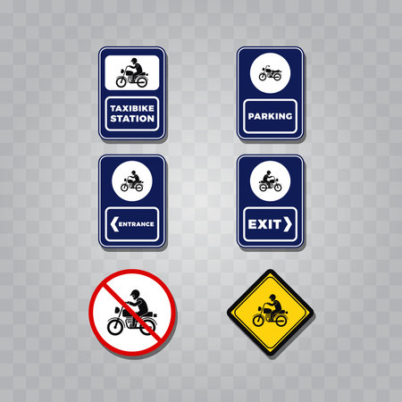 Motorcycle sign design vector illustrationのイラスト素材