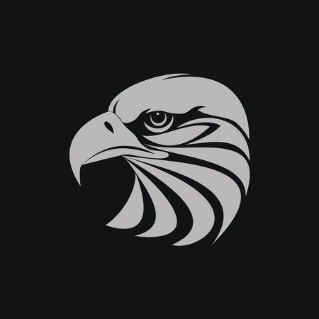 The eagle head graphic design vector illustrationのイラスト素材